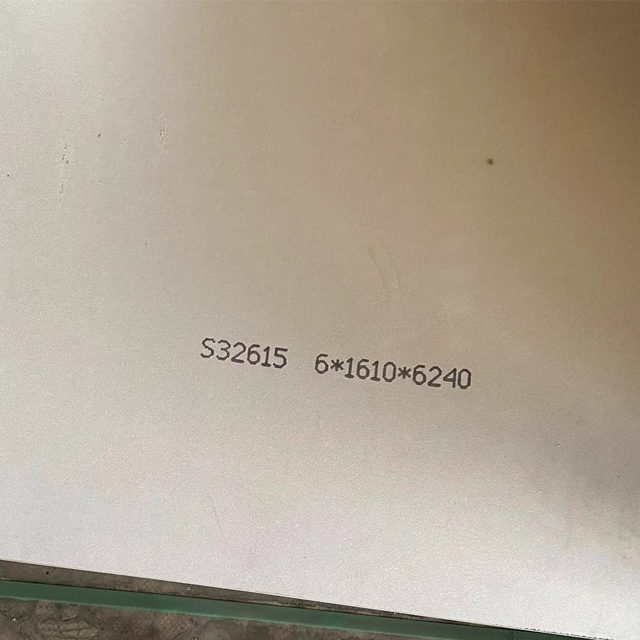 UNS S32615 or ASTM A240/A240M